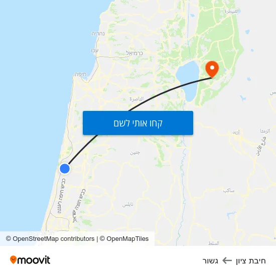 מפת חיבת ציון לגשור