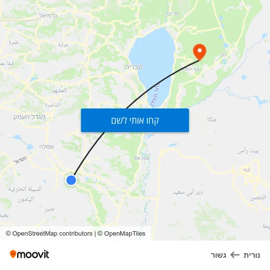 מפת נורית לגשור