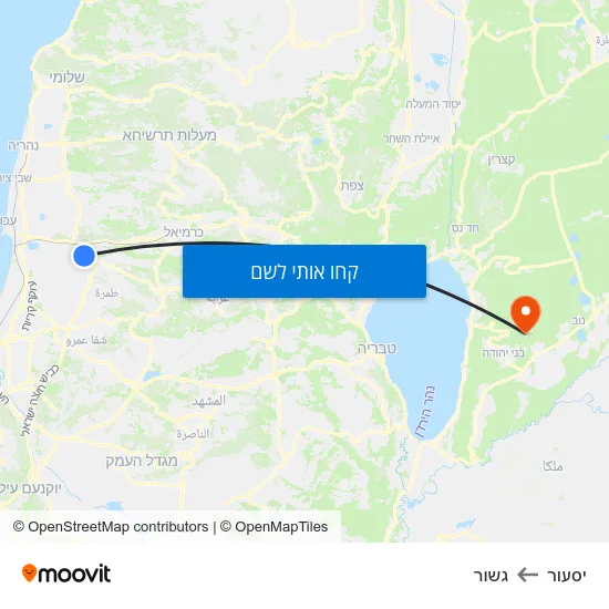 מפת יסעור לגשור