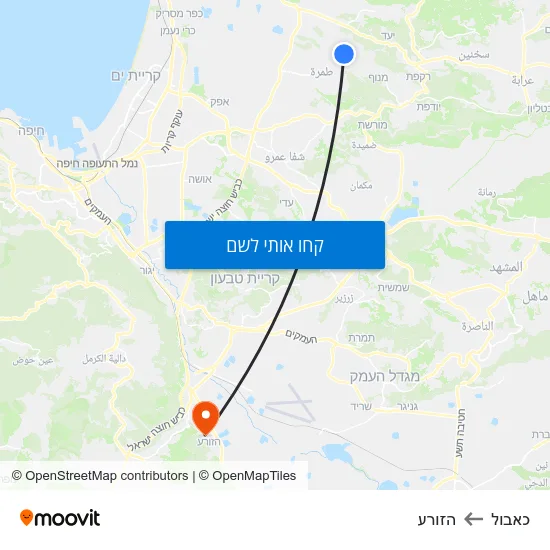 מפת כאבול להזורע