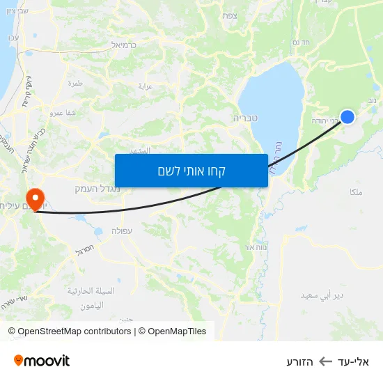 מפת אלי-עד להזורע
