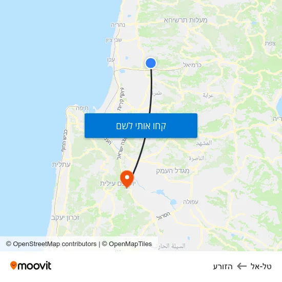 מפת טל-אל להזורע
