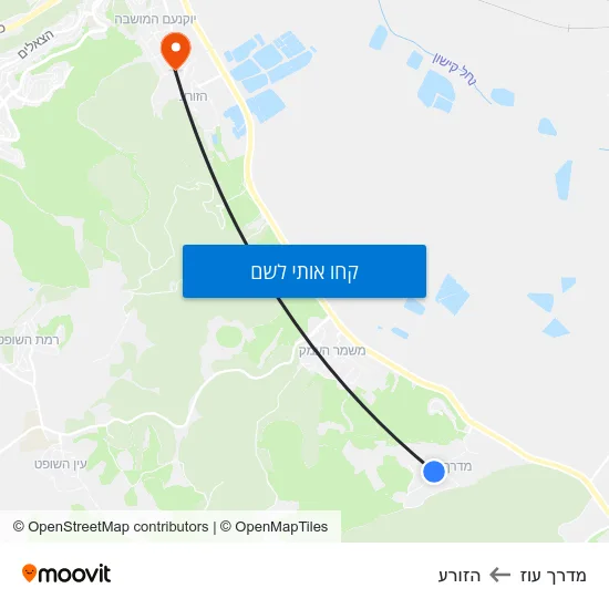 מפת מדרך עוז להזורע