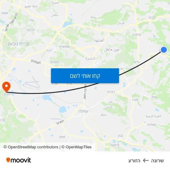 מפת שרונה להזורע