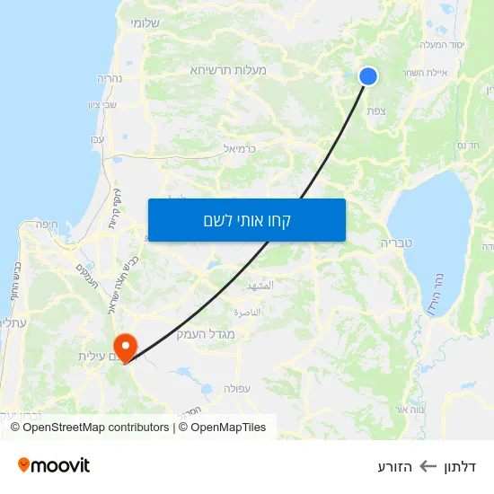 מפת דלתון להזורע