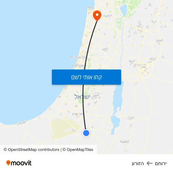 מפת ירוחם להזורע