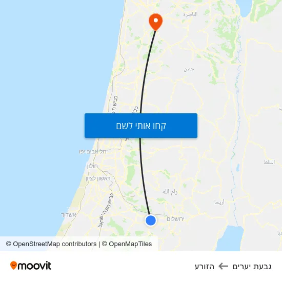 מפת גבעת יערים להזורע
