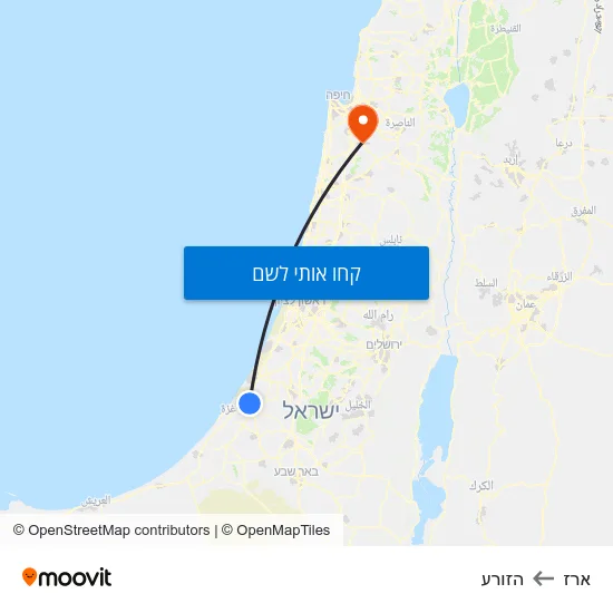 מפת ארז להזורע