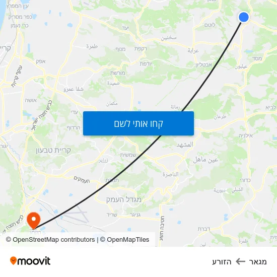 מפת מגאר להזורע