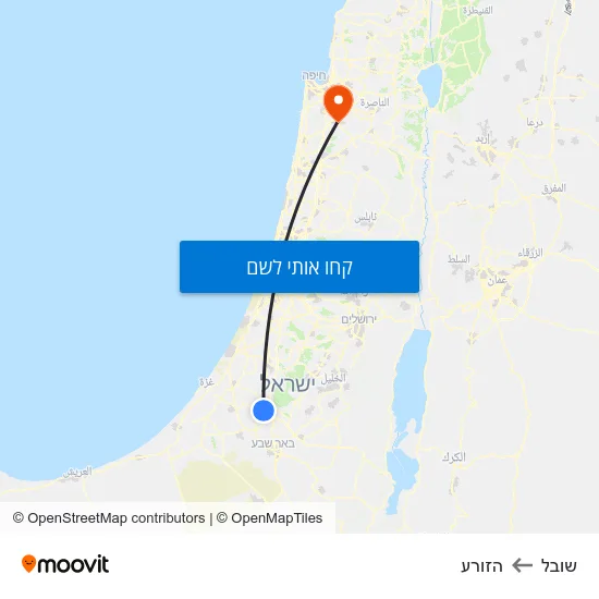 מפת שובל להזורע