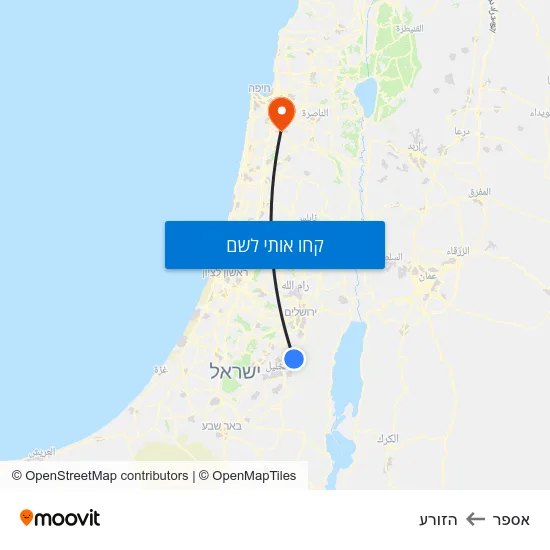 מפת אספר להזורע