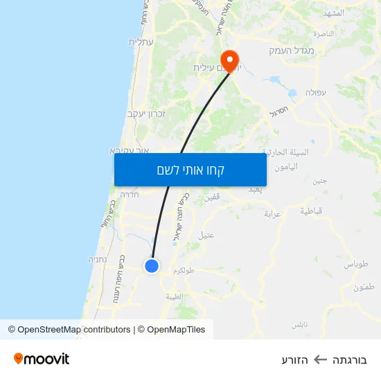 מפת בורגתה להזורע