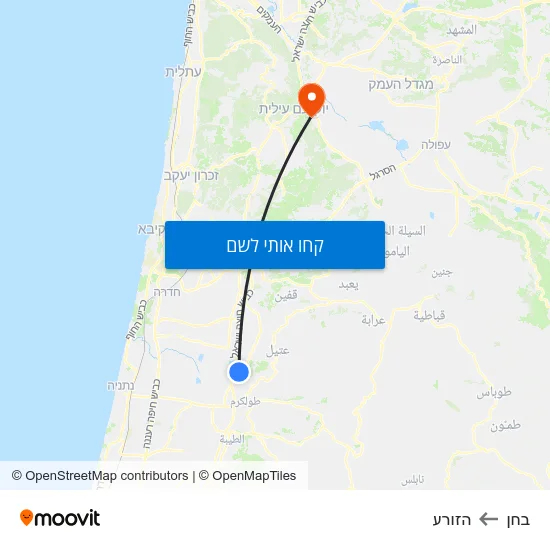 מפת בחן להזורע