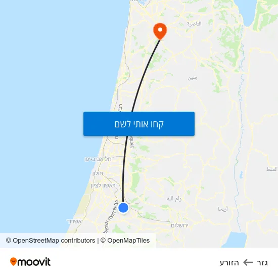 מפת גזר להזורע