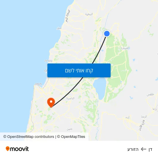 מפת דן להזורע