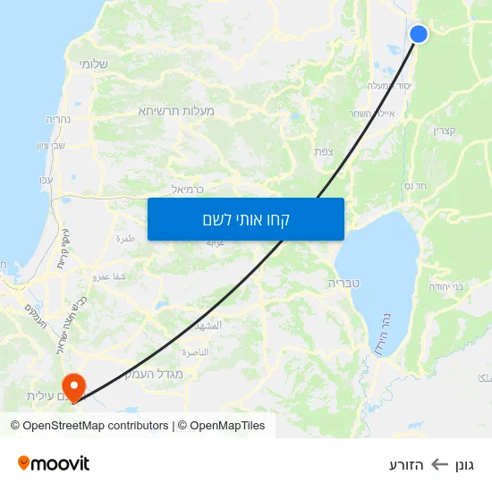 מפת גונן להזורע