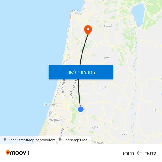מפת פדואל להזורע