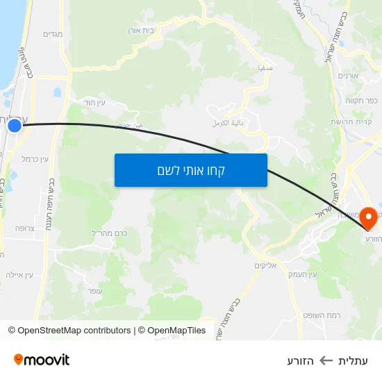 מפת עתלית להזורע