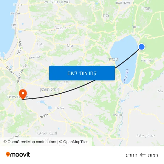 מפת רמות להזורע
