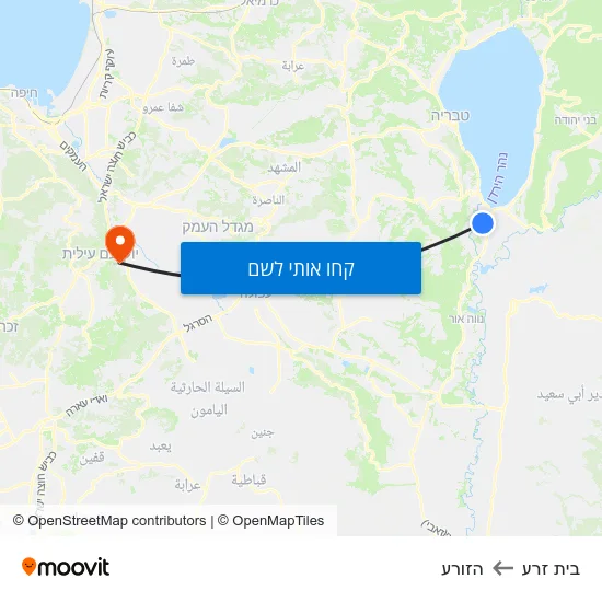 מפת בית זרע להזורע