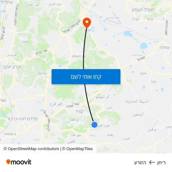 מפת ריחן להזורע
