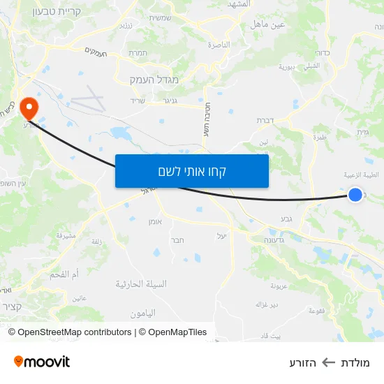 מפת מולדת להזורע