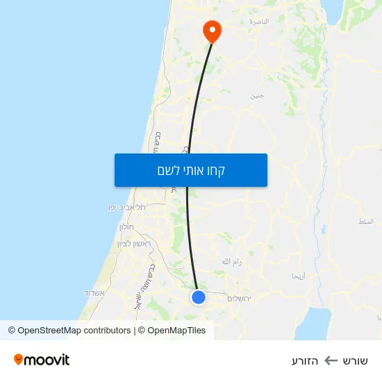 מפת שורש להזורע