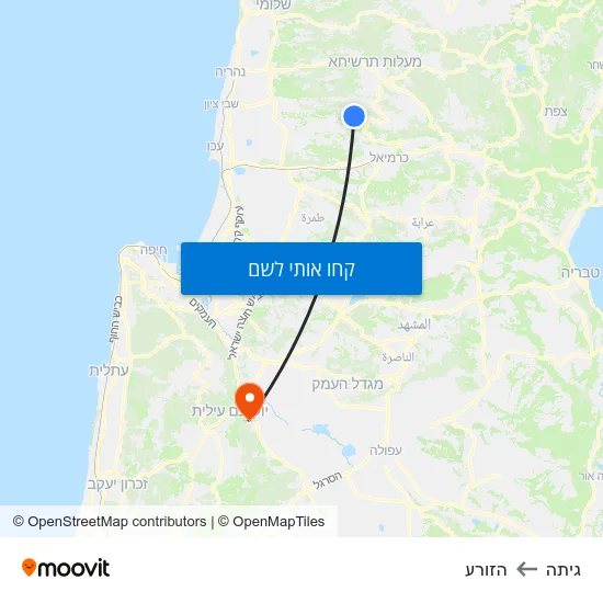 מפת גיתה להזורע