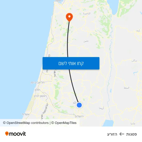מפת פסגות להזורע