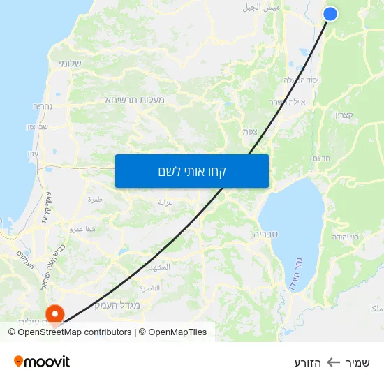 מפת שמיר להזורע