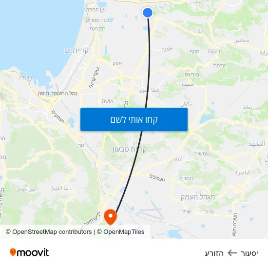 מפת יסעור להזורע