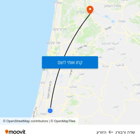 מפת שדה ורבורג להזורע