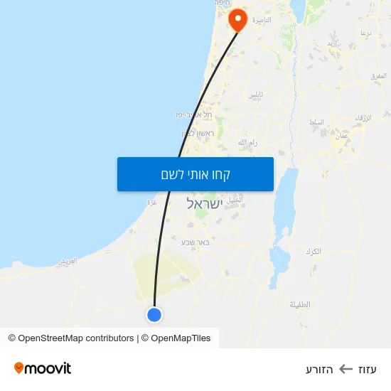 מפת עזוז להזורע