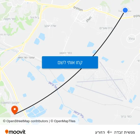 מפת מנשית זבדה להזורע