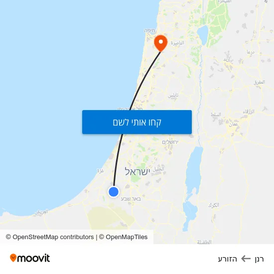 מפת רנן להזורע