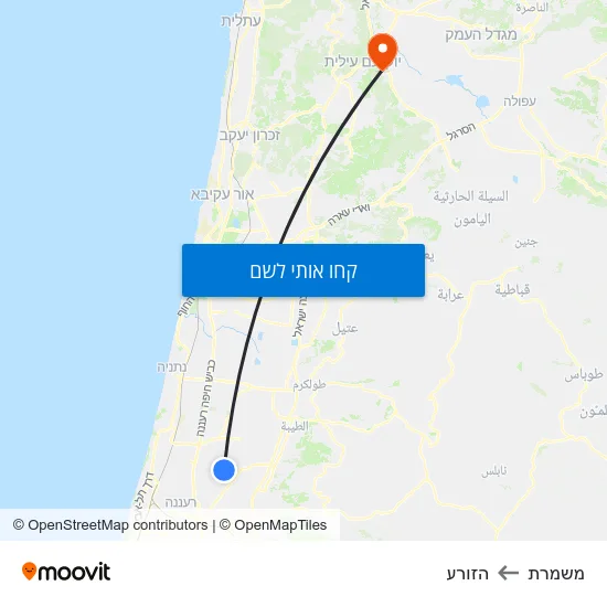 מפת משמרת להזורע