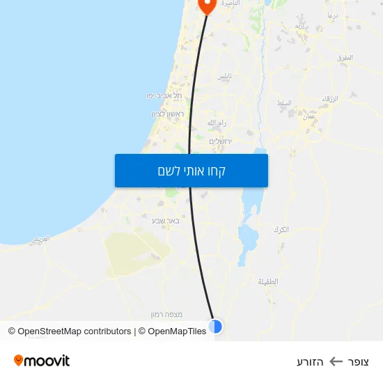 מפת צופר להזורע