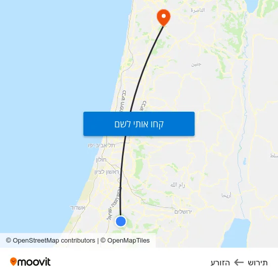 מפת תירוש להזורע