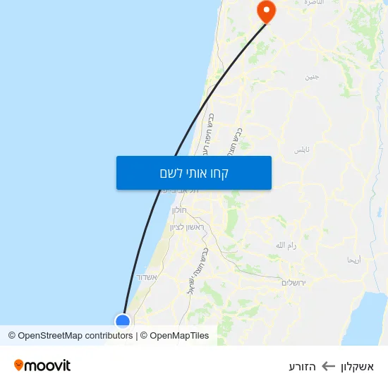 מפת אשקלון להזורע