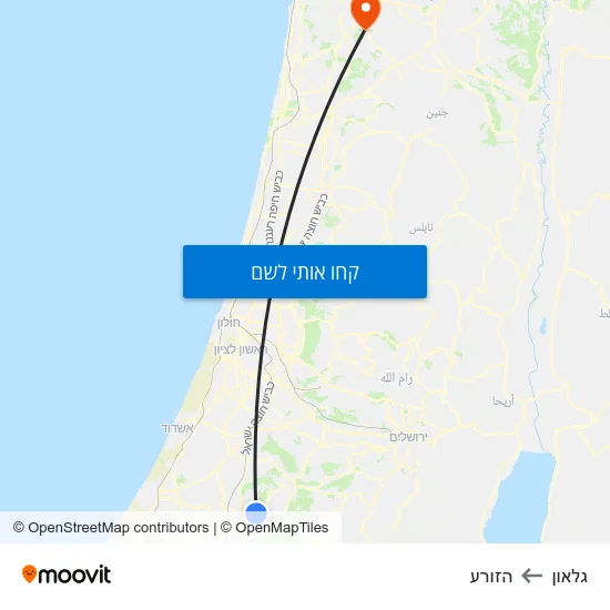 מפת גלאון להזורע