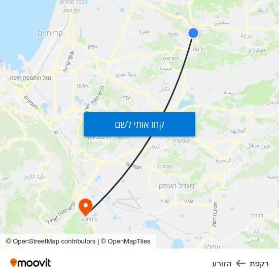 מפת רקפת להזורע