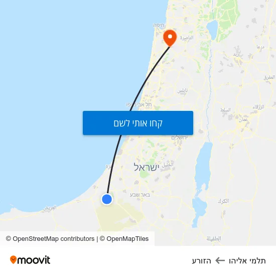 מפת תלמי אליהו להזורע