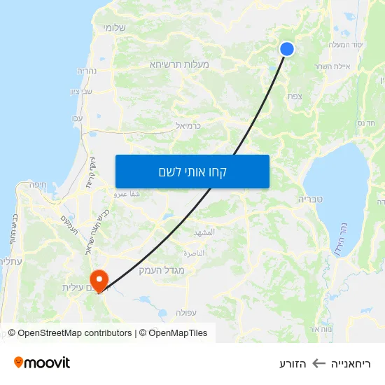 מפת ריחאנייה להזורע