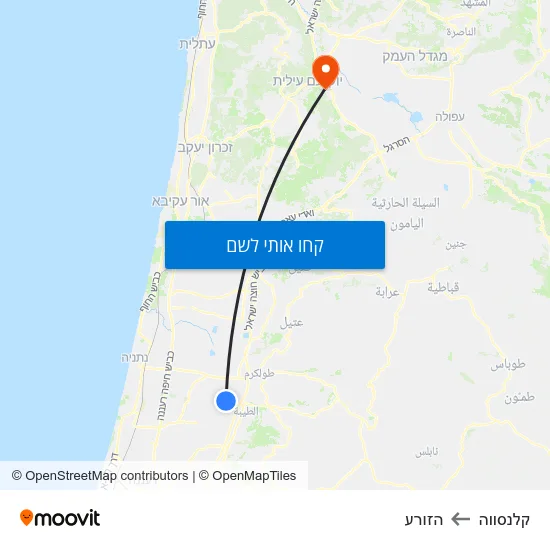 מפת קלנסווה להזורע
