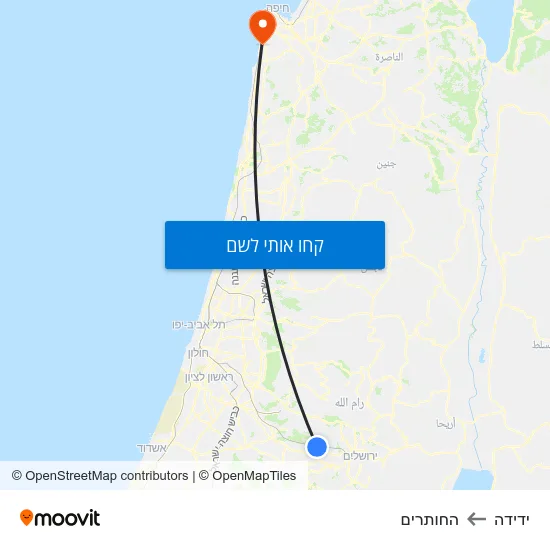 מפת ידידה להחותרים