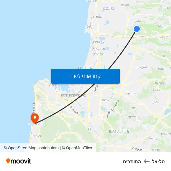 מפת טל-אל להחותרים