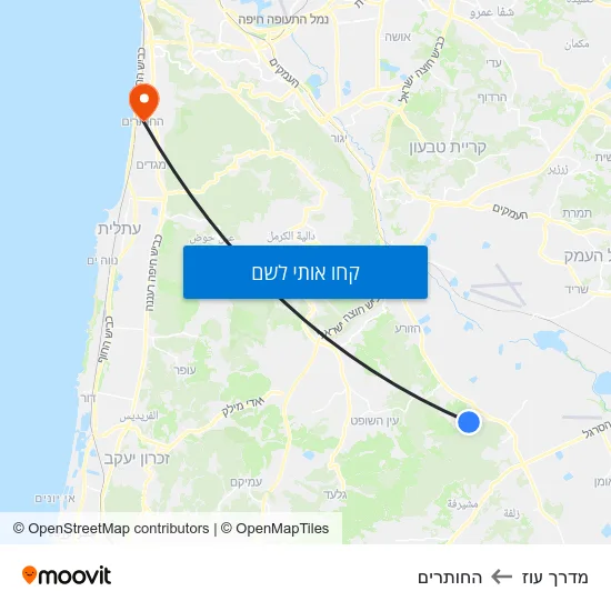 מפת מדרך עוז להחותרים