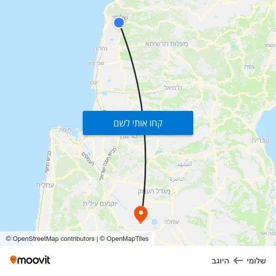 מפת שלומי להיוגב