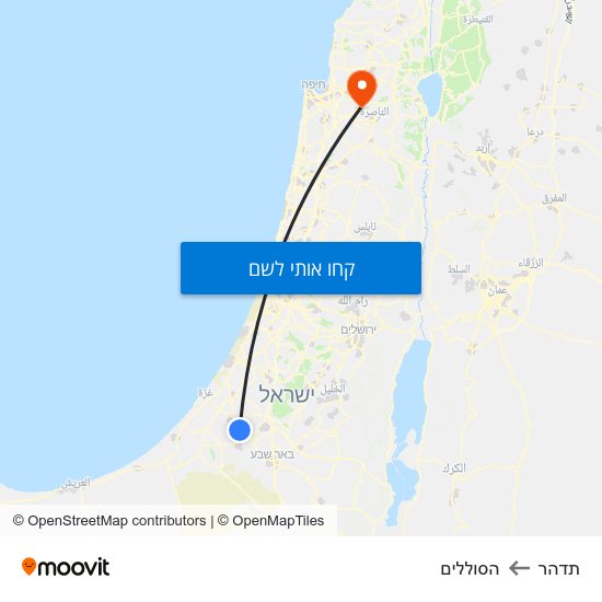 מפת תדהר להסוללים