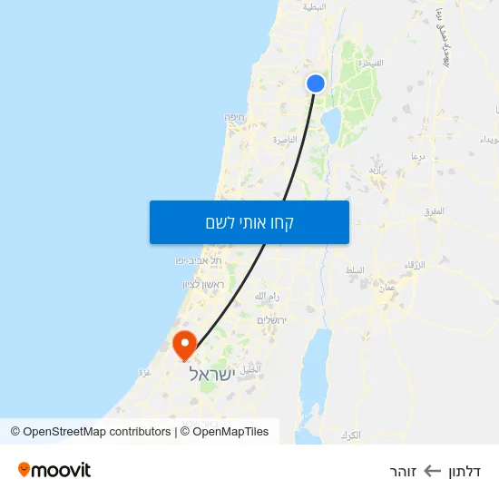 מפת דלתון לזוהר
